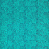 Morris & Co Marigold Navy/Turquoise Fabric