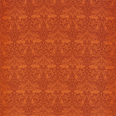 Morris & Co Brer Rabbit Burnt Orange Fabric