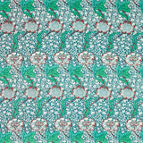 Morris & Co Kennet Aqua/Pink Fabric