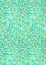 Morris & co Willow Bough Sky/Leaf Green Wallpaper