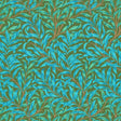 Morris & Co Willow Bough Olive/Turquoise Wallpaper