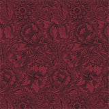 Morris & Co Poppy Claret Wallpaper