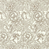 Morris & Co Poppy Cream/Chocolate Wallpaper