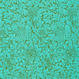 Morris & Co Bird & Anemone Olive/Turquoise Wallpaper