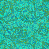 Morris & Co Bachelors Button Olive/Turquoise Wallpaper