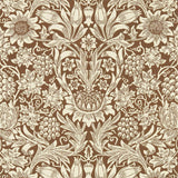 Morris & Co Sunflower Chocolate/Cream Wallpaper