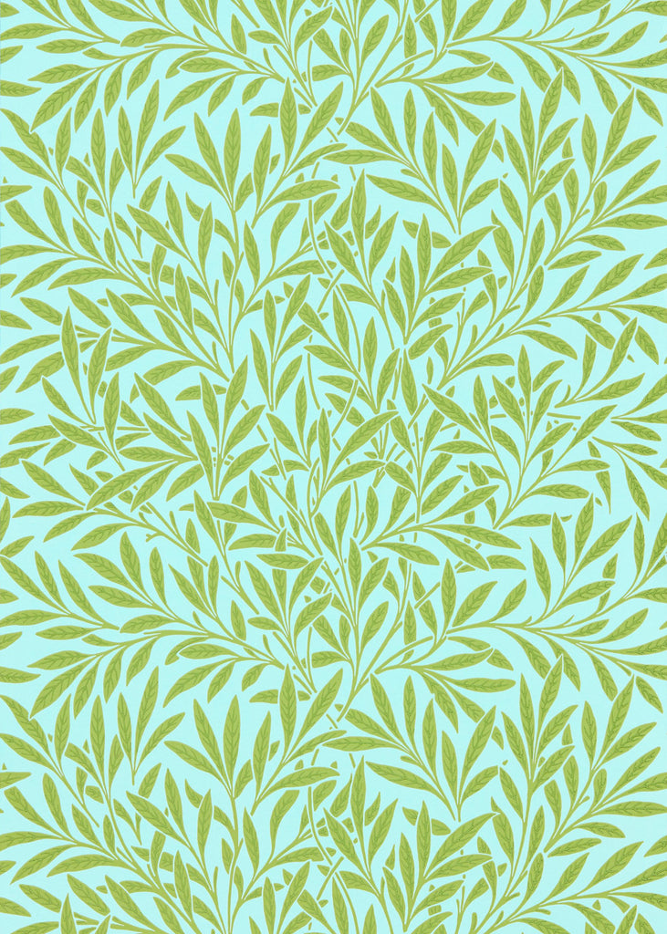 Morris & co Willow Sky/Leaf Wallpaper