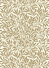 Morris & co Willow Cream/Brown Wallpaper