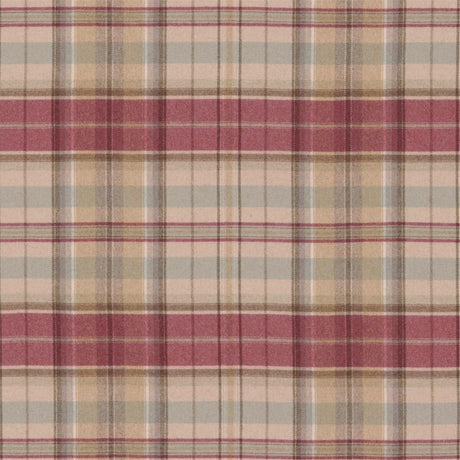 Sanderson Byron Cherry/Biscuit Fabric