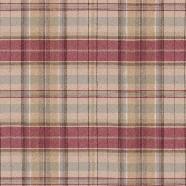 Sanderson Byron Cherry/Biscuit Fabric