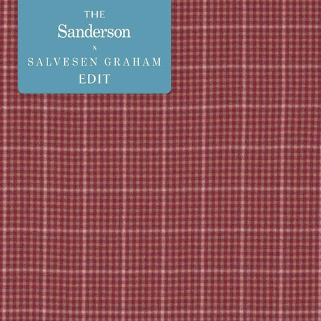 Sanderson Langtry Cherry/Biscuit Fabric