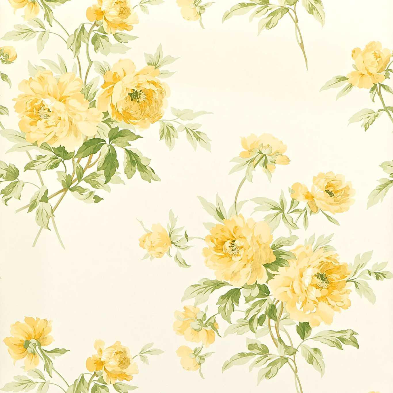 Sanderson Adele Primrose/ Ivory Wallpaper by Sanderson