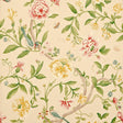 Sanderson Porcelain Garden Red/ Beige Wallpaper