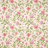 Sanderson Porcelain Garden Magenta/ Leaf Green Fabric