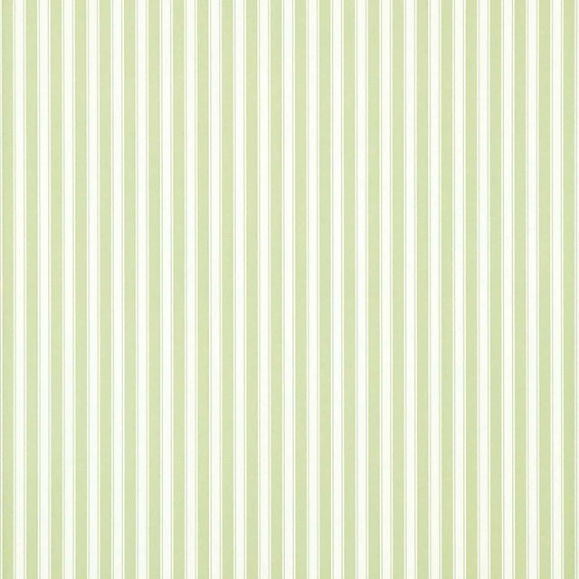 Sanderson New Tiger Stripe Leaf Green/ Ivory Wallpaper