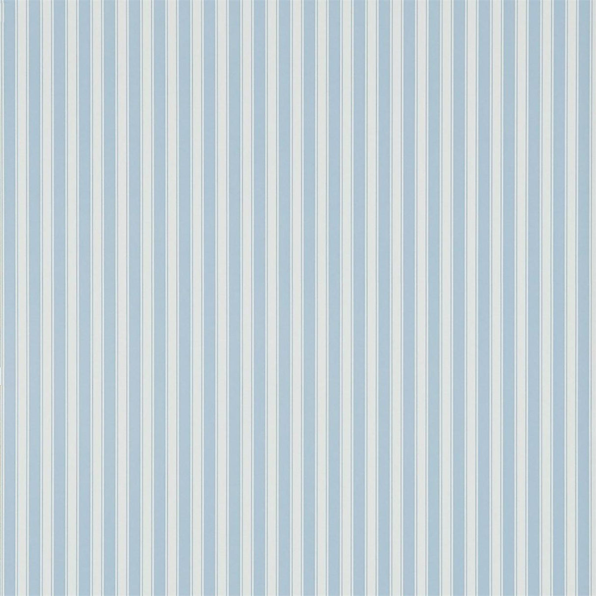 Sanderson New Tiger Stripe Blue/ Ivory Wallpaper