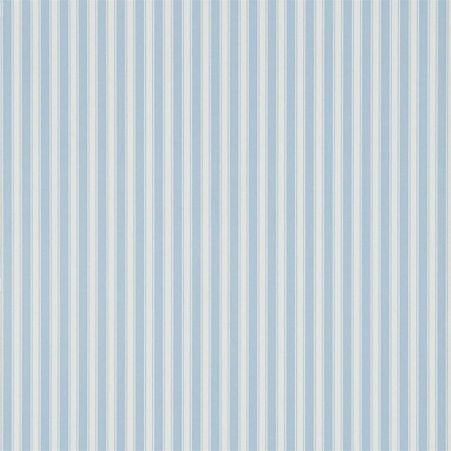 Sanderson New Tiger Stripe Blue/ Ivory Wallpaper