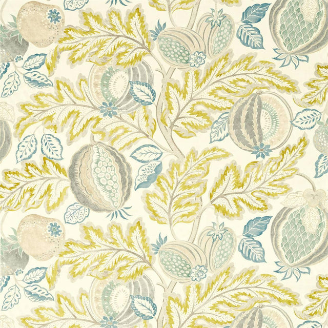 Sanderson Cantaloupe Sumac/Sage Fabric