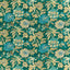 Sanderson Indra Flower Emerald Fabric