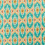 Sanderson Niyali Teal/Saffron Fabric