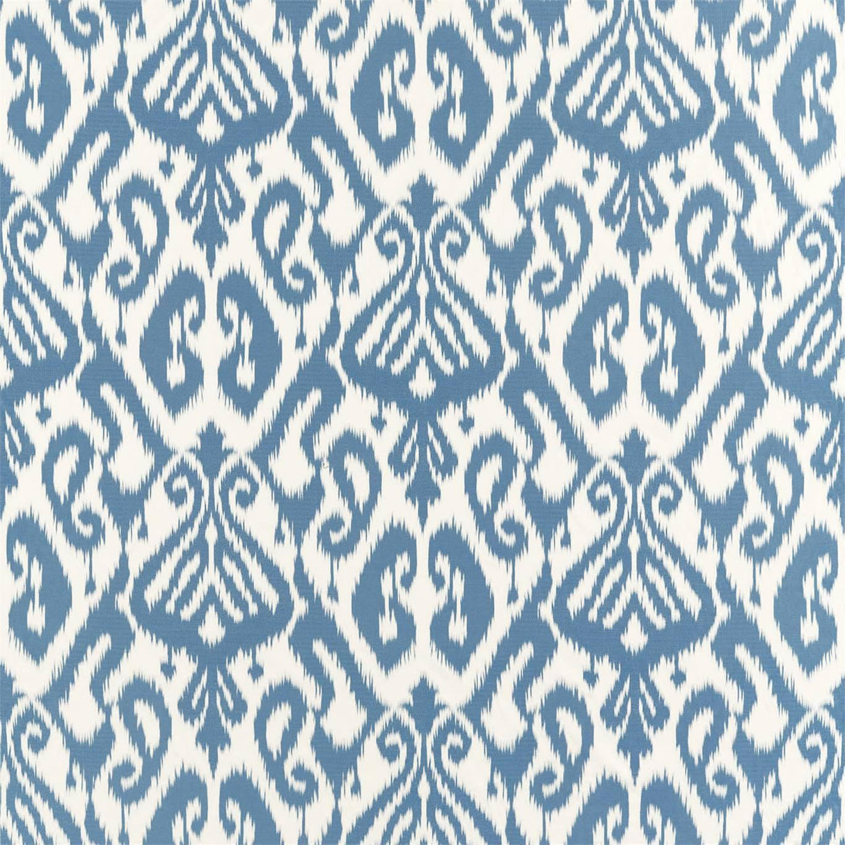 Sanderson Kasuri Weave Indigo Fabric
