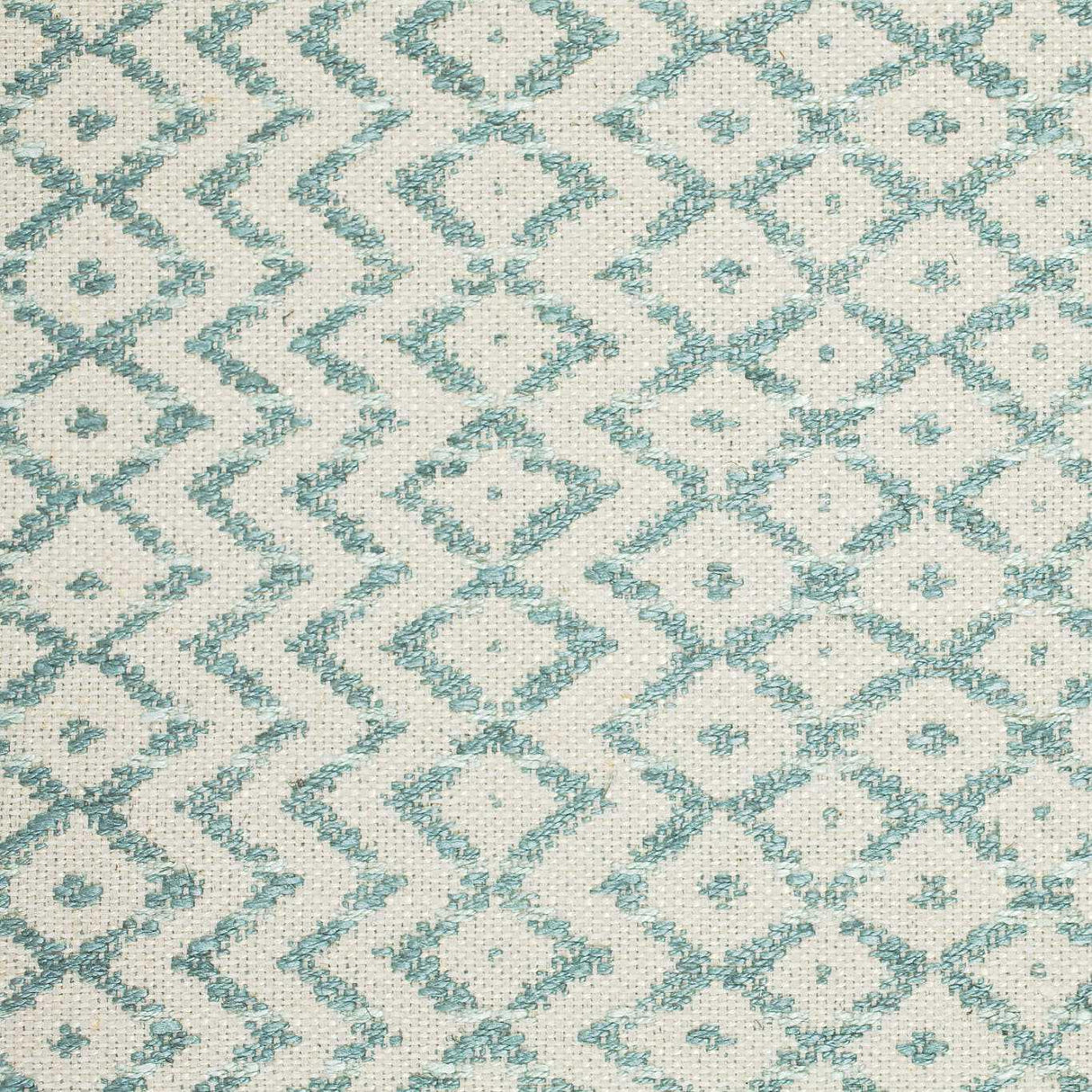 Sanderson Cheslyn Teal/ Cream Fabric