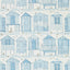 Sanderson Beach Huts Marine Wallpaper