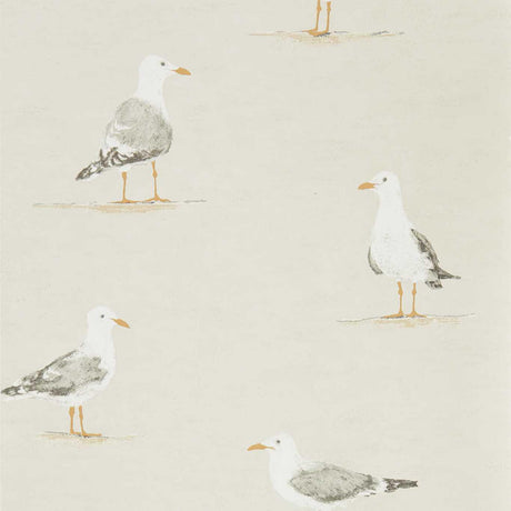 Sanderson Shore Birds Driftwood Wallpaper