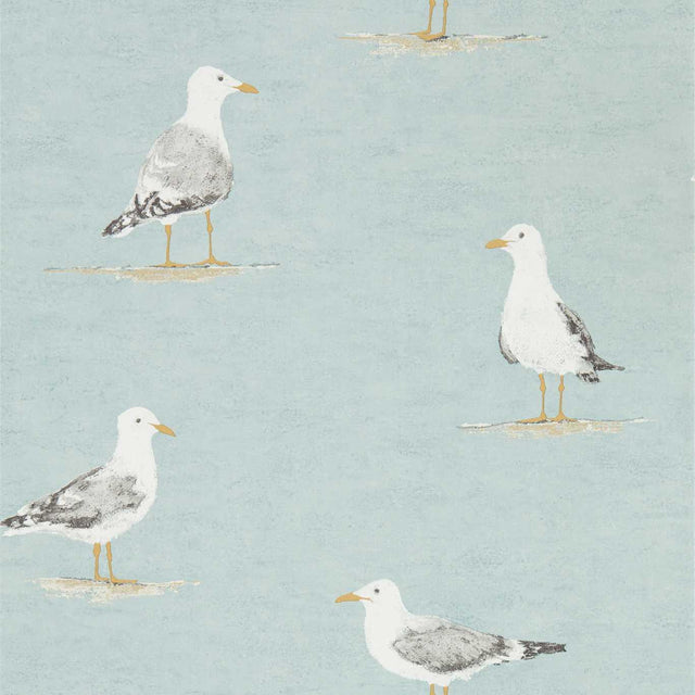 Sanderson Shore Birds Sky Wallpaper