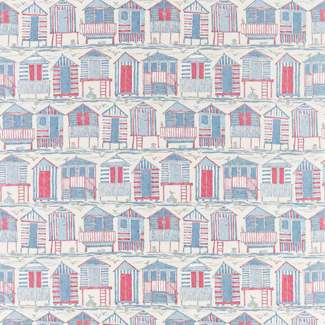 Sanderson Beach Huts Nautical Fabric