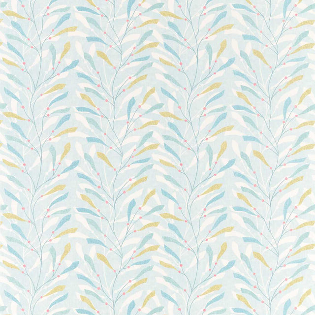 Sanderson Sea Kelp Aqua/Lichen Fabric