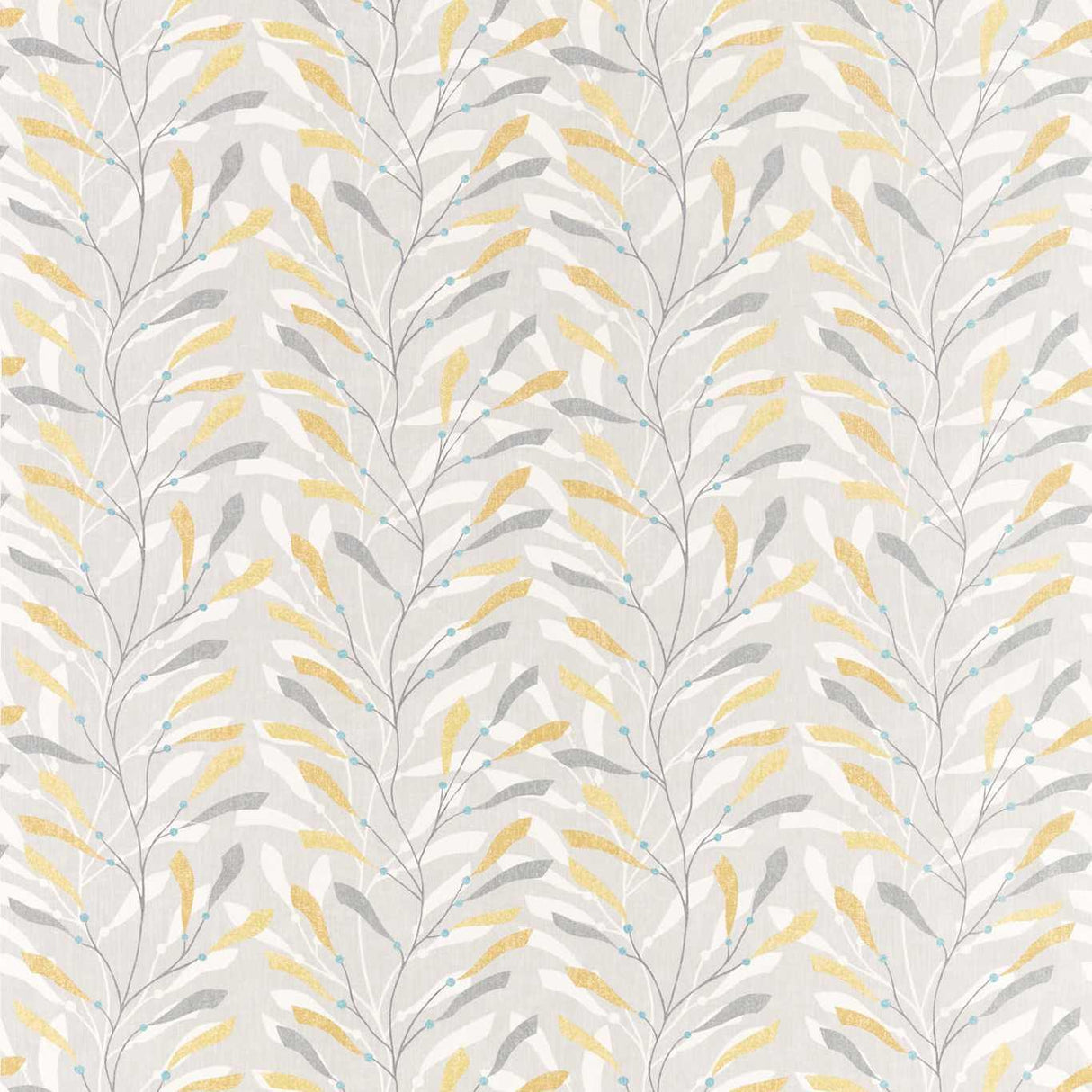 Sanderson Sea Kelp Ochre/Slate Fabric