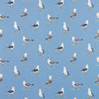 Sanderson Shore Birds Marine Fabric