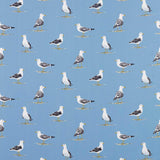 Sanderson Shore Birds Marine Fabric