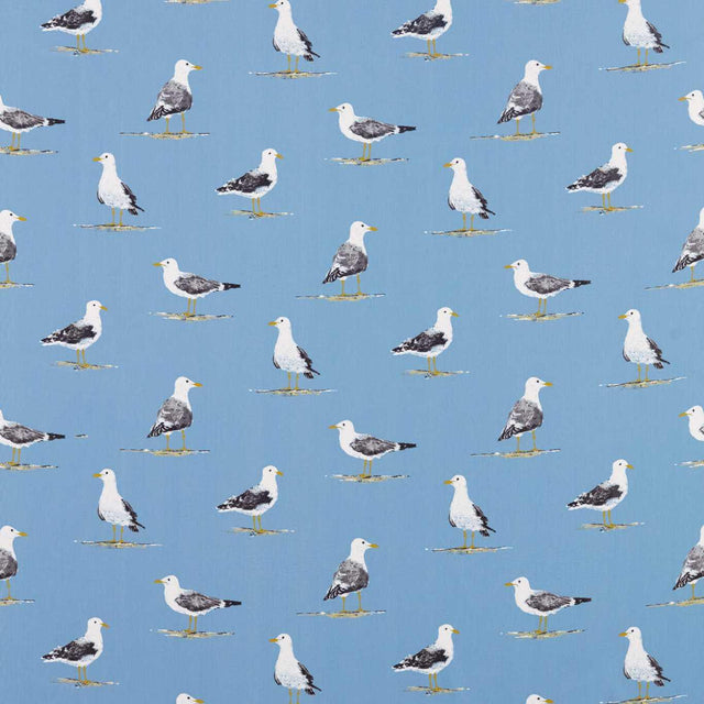 Sanderson Shore Birds Marine Fabric