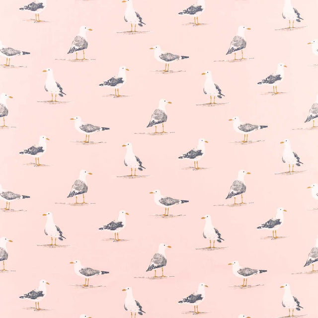 Sanderson Shore Birds Blush Fabric
