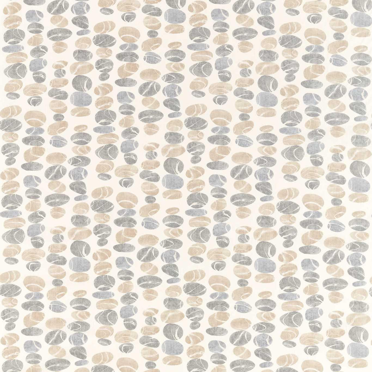 Sanderson Stacking Pebbles Driftwood/Slate Fabric