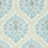 Sanderson Madurai Indigo Wallpaper