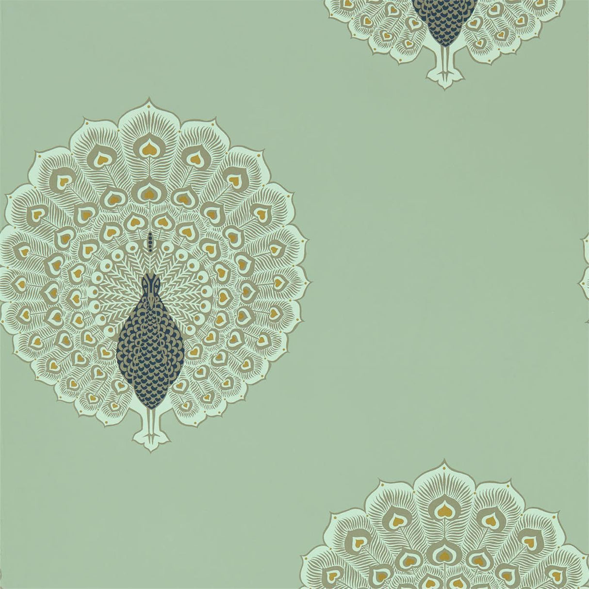 Sanderson Kalapi Sea glass Wallpaper