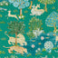 Sanderson Pamir Garden Teal/Peacock Wallpaper