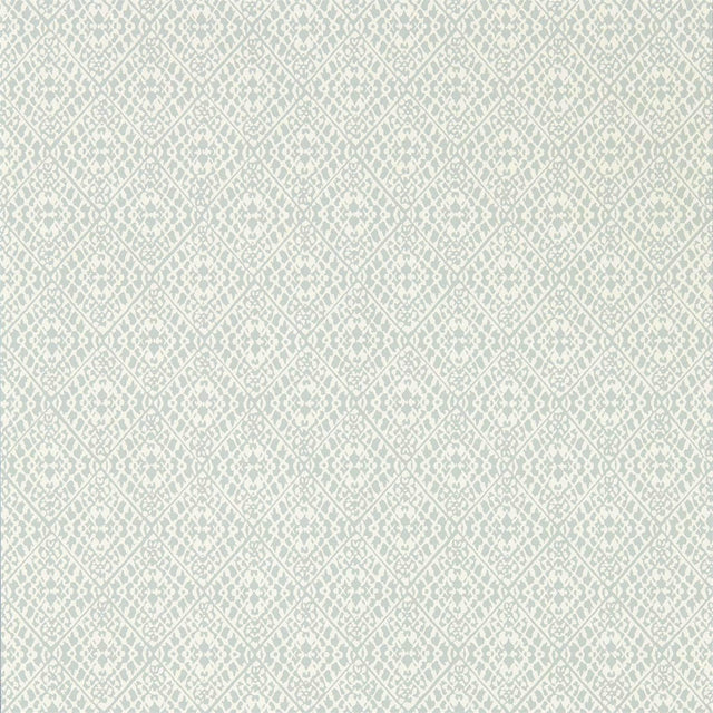 Sanderson Pinjara Trellis Blue Clay Wallpaper
