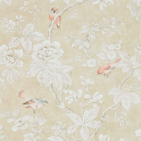 Sanderson Chiswick Grove Gold Wallpaper