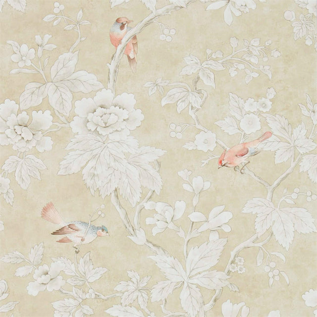 Sanderson Chiswick Grove Gold Wallpaper