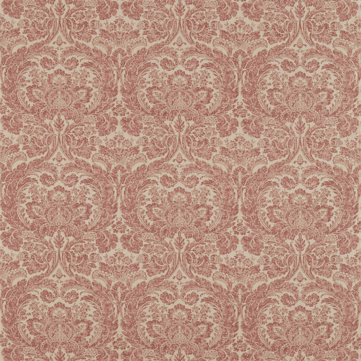 Sanderson Courtney Amber/Linen Fabric