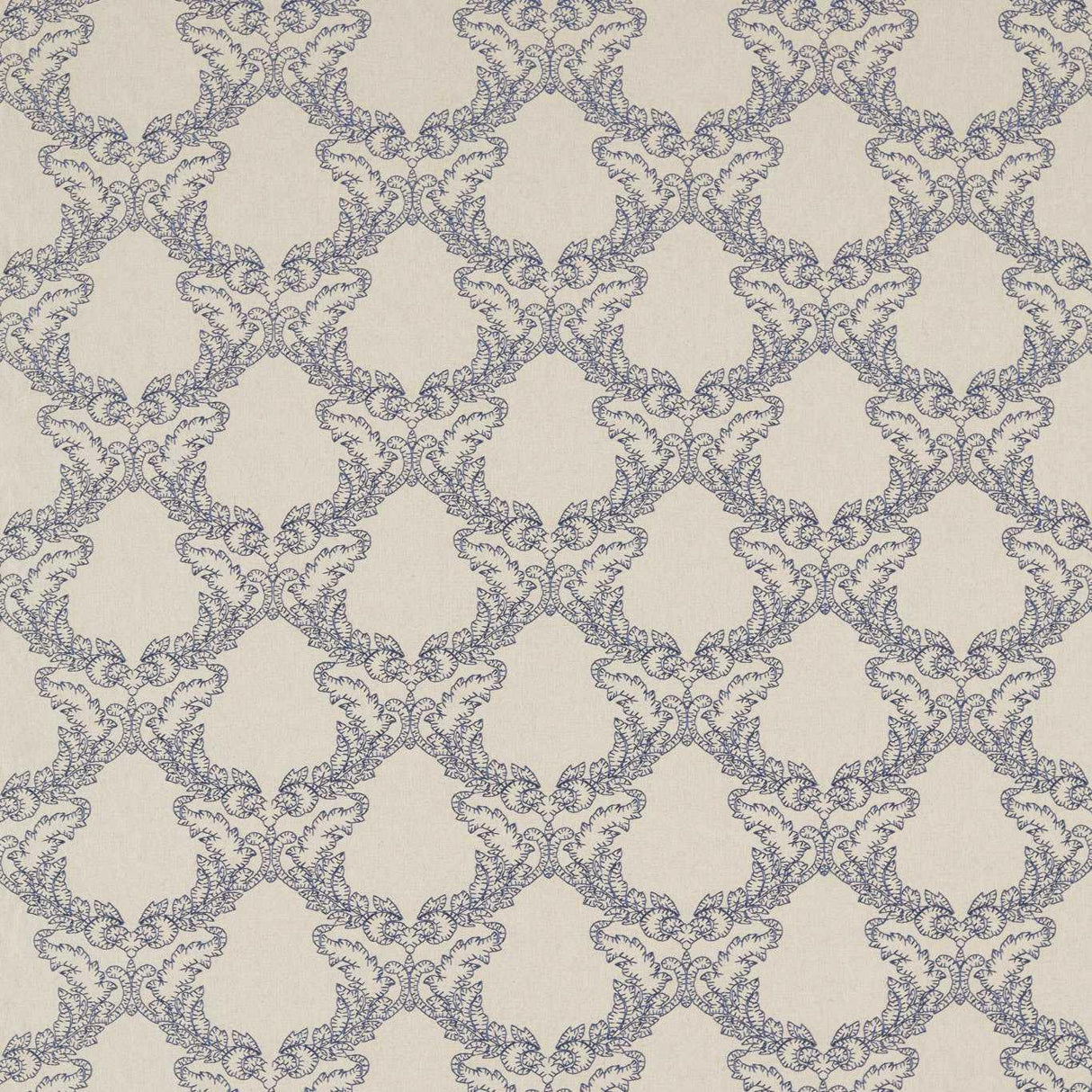 Sanderson Gunnersbury Indigo Fabric