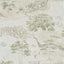 Sanderson Sea Houses Green/Sand Wallpaper