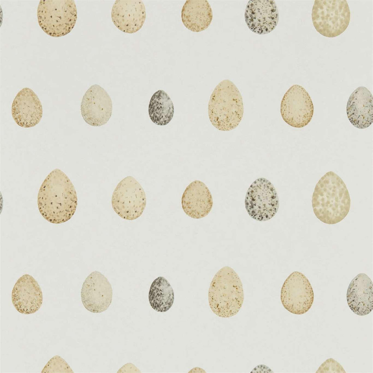Sanderson Nest Egg Corn Graphite Wallpaper