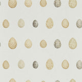 Sanderson Nest Egg Corn Graphite Wallpaper