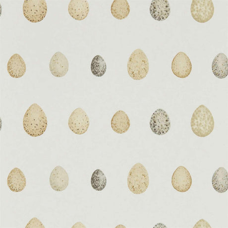 Sanderson Nest Egg Corn Graphite Wallpaper