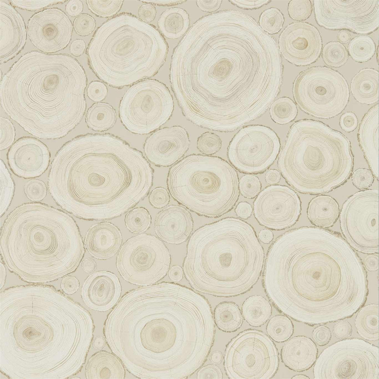 Sanderson Alnwick Logs Birch Wallpaper